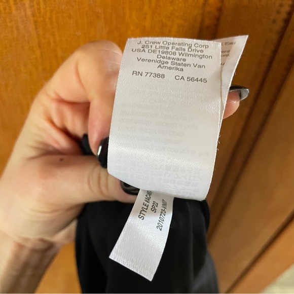 J. Crew Gwyneth Slip Skirt in Black Size Small EUC TTS - Picture 5 of 8